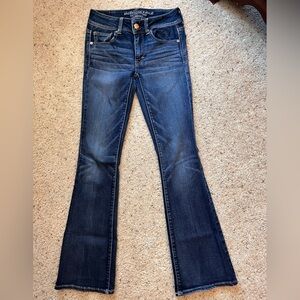 American Eagle Outfitters Dark Blue Boot Cut Jeans